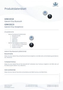 Gabriel-Chip Bluetooth