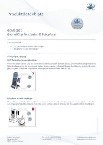 Gabriel-Chip Funktelefon & Babyphone