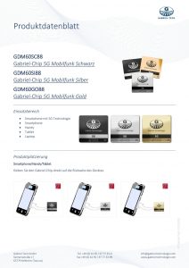 Gabriel-Chip 5G Mobilfunk Silber